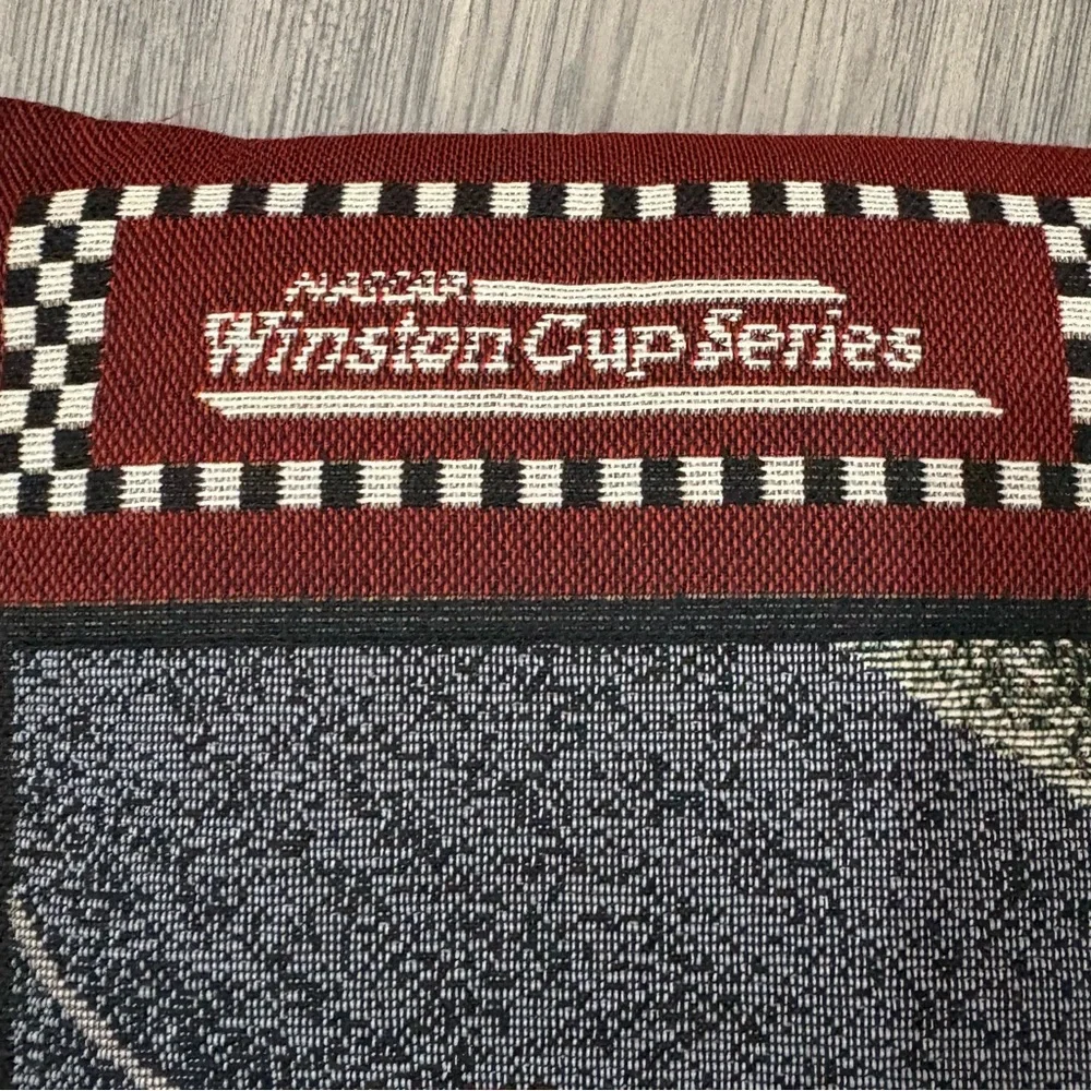 Vtg Terry Labonte Kellogg’s Nascar Tapestry Pillow 16x16 Needlepoint Winston Cup